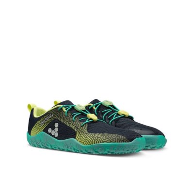 Vegan Chaussure Vivobarefoot Primus Trail Enfant - Bleu KVO109827